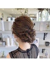 ミューズジャルダン(MUSE jardin) お呼ばれアレンジ＊ゆるふわまとめ髪