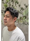 メンズツーブロックパーマ