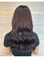 エルバイラビス 大宮(elu by lovis)&nbsp;【SYUYA】ワインレッド/暖色系/レイヤーロング/韓国風/艶髪