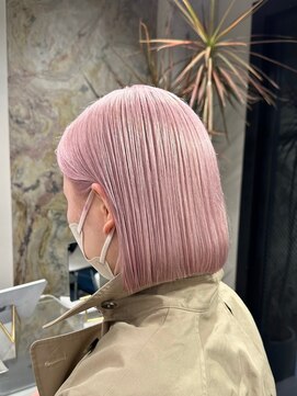 ソル 栄矢場町(SOL) 切りっぱなしボブ/美髪/ピンクブラウン[栄駅/矢場町駅]