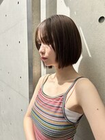 ディジョン(Dijon)&nbsp;韓国顔まわりレイヤーカットグレージュオリーブベージュブラウン