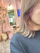 ヤード 藤沢(YARD)&nbsp;ミルクティー×ピンク×イヤリングカラー【藤沢駅/藤沢】