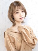 ☆大人可愛いひし形くびれ外ハネレイヤーボブ 20代30代40代☆