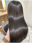 髪質改善カラー シルバーグレージュ