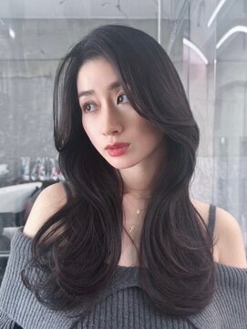 フィヴェント(Fivent) イメチェン上質な黒髪ヘア☆顔まわりのレイヤーパーマでくびれ♪