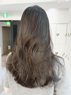 エル バイ アンキシム(elu by AHNKISM) 似合わせレイヤーカット髪質改善イルミナカラー心斎橋