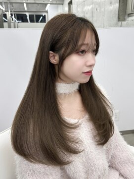 エヌアイ オモテサンドウ(ni omotesando) ブリーチなしで叶うミルクティーカラー