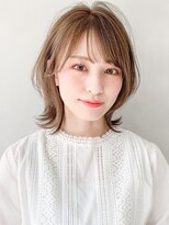エアリーカールうるツヤ薄めバング前髪くびれヘア#209f0228
