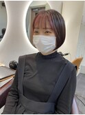 フェイスフレーミング×ピンク