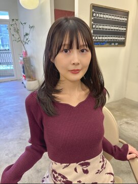 テオ(Theo) Theo/  レイヤーカット  / 簡単巻き /  セミディ / 宮本