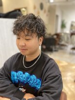オーセンヘア(AUTHEN.HAIR)&nbsp;#スパイラルパーマ#ハイライト#メンズカット#刈り上げ