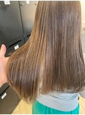 大人可愛い大人美人くすみカラーアッシュグレーベージュ