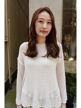 ガリカ 蔵前(Gallica) 【竹之内蔵人】地毛風ブラウン × ぷつっと毛先ミディ