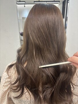 ジゼル 梅田(GiseL) S/ブリーチなしWカラー.マロンベージュ