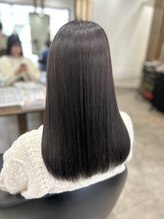 アンジュールヘアーワークス(1//jour hairworks) ツヤ髪ストレート＆ツヤ髪カラーの同時ケア