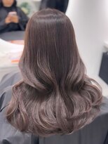 リュール バイ ヘッドライト 北千住店(lueur by HEADLIGHT)&nbsp;韓国風　ロング　くびれヘアー　ラベンダーカラー　透明感カラー