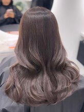 リュール バイ ヘッドライト 北千住店(lueur by HEADLIGHT) 韓国風　ロング　くびれヘアー　ラベンダーカラー　透明感カラー