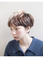 ルプラ ブリリアント(le-pla brilliant)&nbsp;マッシュショート/アッシュベージュ/ブリーチなし/豊橋/田原