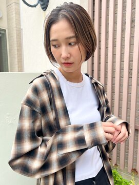 アコロン 吉祥寺(acoron.) 抜け感×タイトボブ。ナチュラルだけど印象的に　吉祥寺美容室