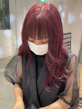 高発色濃いめワインレッド