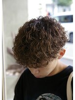 メンズギフト(men's GIFT)&nbsp;刈り上げツーブロック波巻きパーマメンズマッシュ