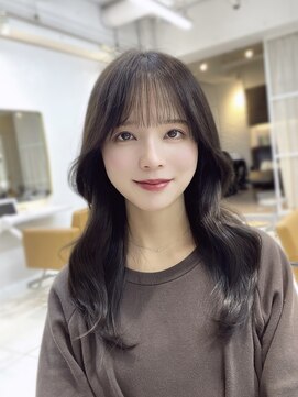 レイリー 原宿 表参道(Rayreee) くびれ巻きロングレイヤー/ダークグレージュ