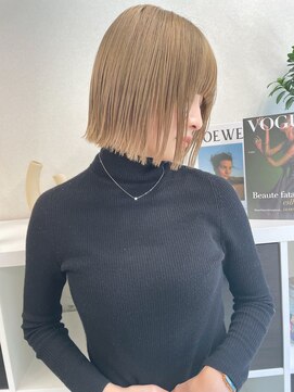 サンド 池袋(sand) ハイトーンボブ