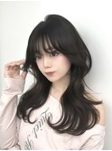 韓国スタイル/ナチュラルくびれヘア_くびれ巻き_レイヤーカット