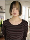 原宿/ウルフカット レイヤー デザインカラー ルーツカラー &nbsp;&nbsp;