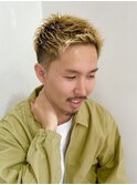 メンズ/センターパート/似合わせカット／ニュアンスパーマ