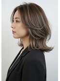 表参道駅・ハイライト・白髪ぼかし・白髪染め・ショート・ボブ