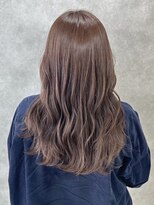 ラル 水戸県道50号店(Lalu.) ダークパープル/ナチュラルショート/夏のヘアアレンジ/水戸