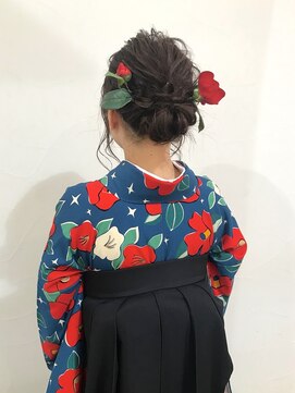 ネオリーブアオバ 高田馬場店(Neolive aoba) 卒業式スタイル　ゆる巻きセット　ふわかわアレンジ