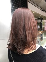 ネイヴィル(navile)&nbsp;外ハネ×ピンクブラウン