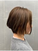 AUSTIN イルミナカラー×ヘルシーレイヤーボブディ