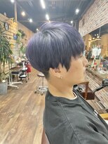 アトリエ ナルー(atelier NALU)&nbsp;韓国風マッシュ☆透明感バイオレットガーネットカラー☆