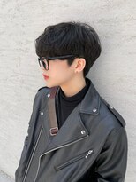 シェア 天王寺(share)&nbsp;ブルーグレージュ/グランマッシュ/ツーブロックマッシュ/韓国風