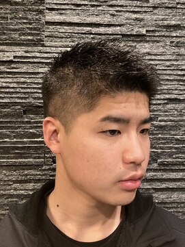 プレミアムバーバー 表参道店(PREMIUM BARBER produce by HIRO GINZA) ベリーショートアップバンクスタイル
