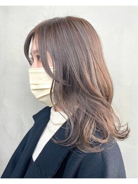 ゲーム 下北沢(GAME) デジタルパーマミルクティーベージュカラー髪質改善韓国ヘア