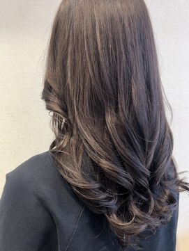 ガレリアエレガンテ 名駅店(GALLARIA Elegante) 【GALLARIA長谷川美妃】韓国風ロング×透明感パープルグレージュ