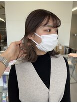 イオ ティラベント 鳳店(io tiravento)&nbsp;垢抜けインナー × マロンブラウン