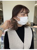 垢抜けインナー × マロンブラウン