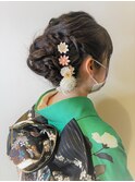 成人式/卒業式ヘア　ふわふわ系