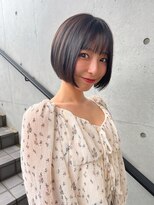 アソビ 表参道(ASOBI)&nbsp;パツッとワンレンボブ　艶髪ブラック