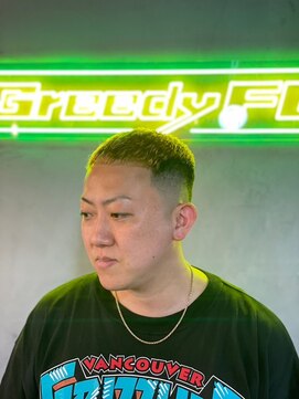 グリーディーフォックス 代々木(Greedy FOX) アップバング/ツーブロックマッシュ/束感/波巻き[シェービング]