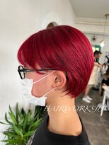 ヘアーワークス ジジ(HAIR works JIJI)&nbsp;Wカラーレッド