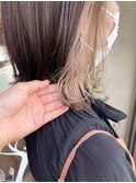 ☆インナーカラーミルクティーベージュ