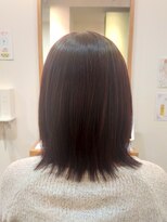 ヘアー グリーン(hair green)&nbsp;30代40代50代/レイヤーボブ/レイヤーカットミディアムストレート