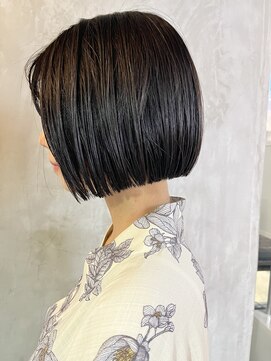 サクラ 岐阜(SAKURA) 切りっぱなしボブ 髪質改善 縮毛矯正 岐阜美容室