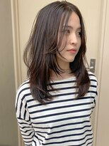 パークレーン アイス イヴェン(park lane ICI yeven)&nbsp;イエベブルベ韓国レイヤーウルフ風カット顔まわりハッシュカット